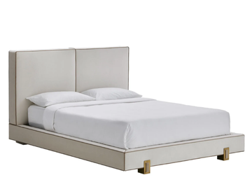 LUSO - Fabric bed with high and upholstered headboard by Casa Magna - view 3